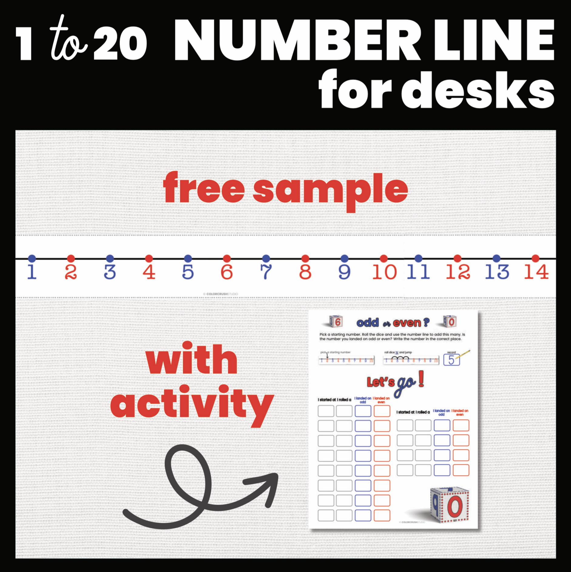 Number Line Wall Display