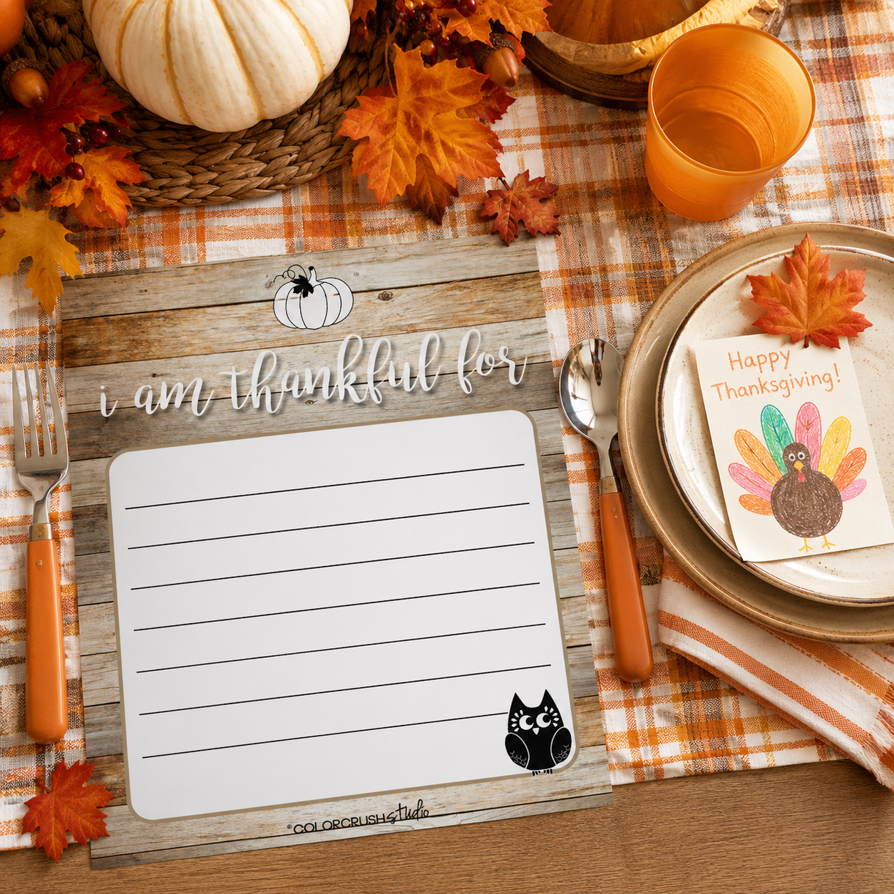 Thanksgiving Placemats